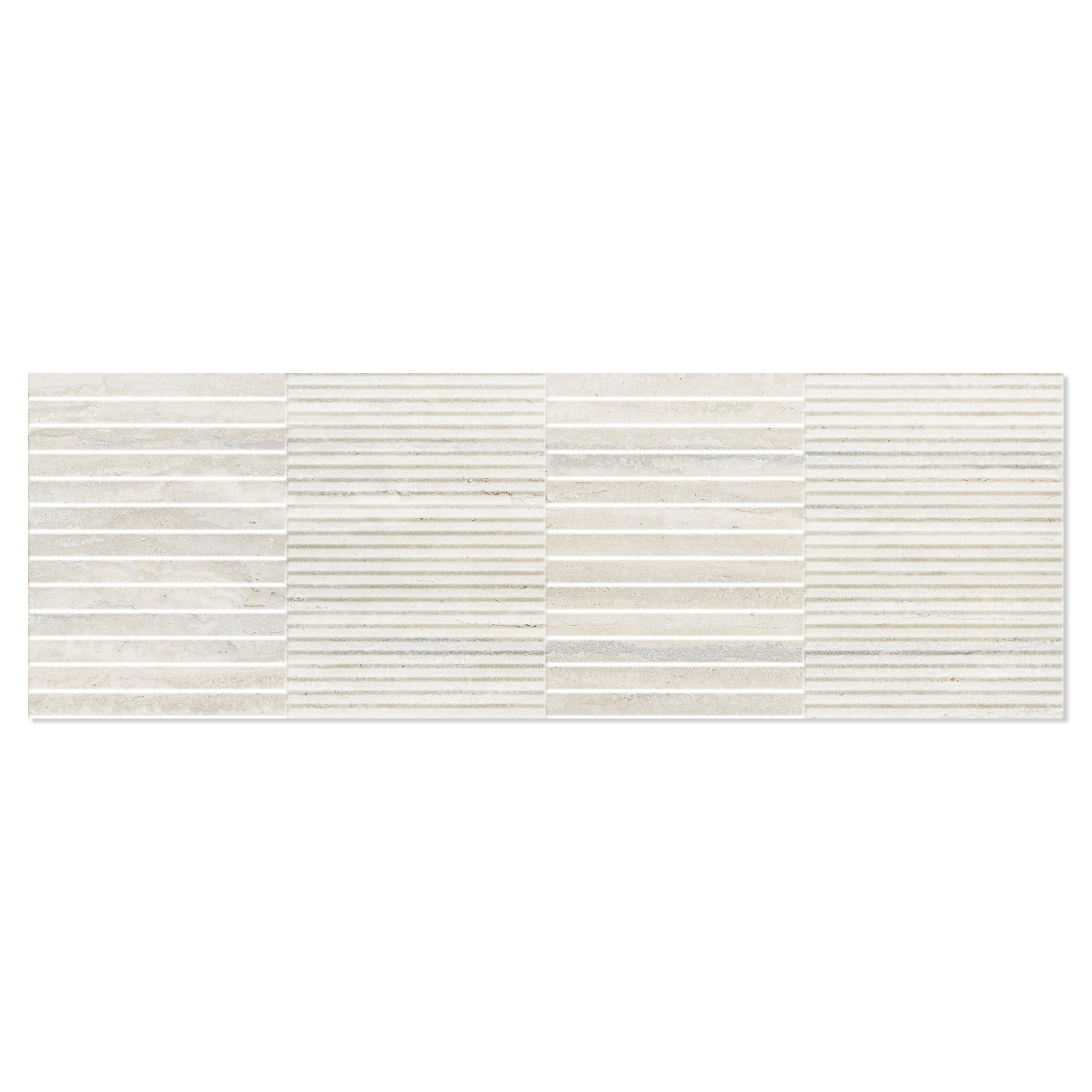 Kakel Reflection Vit-Relief Matt 40x120 cm