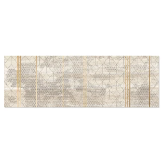 Kakel <strong>Reflection</strong>  Beige Deco Matt 80x120 cm (2st 40x120)