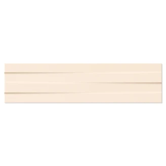 Kakel <strong>Ilara</strong>  Beige-Relief Blank 8x30 cm