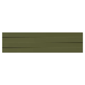 Kakel <strong>Ilara</strong>  Olive-Relief Blank 8x30 cm