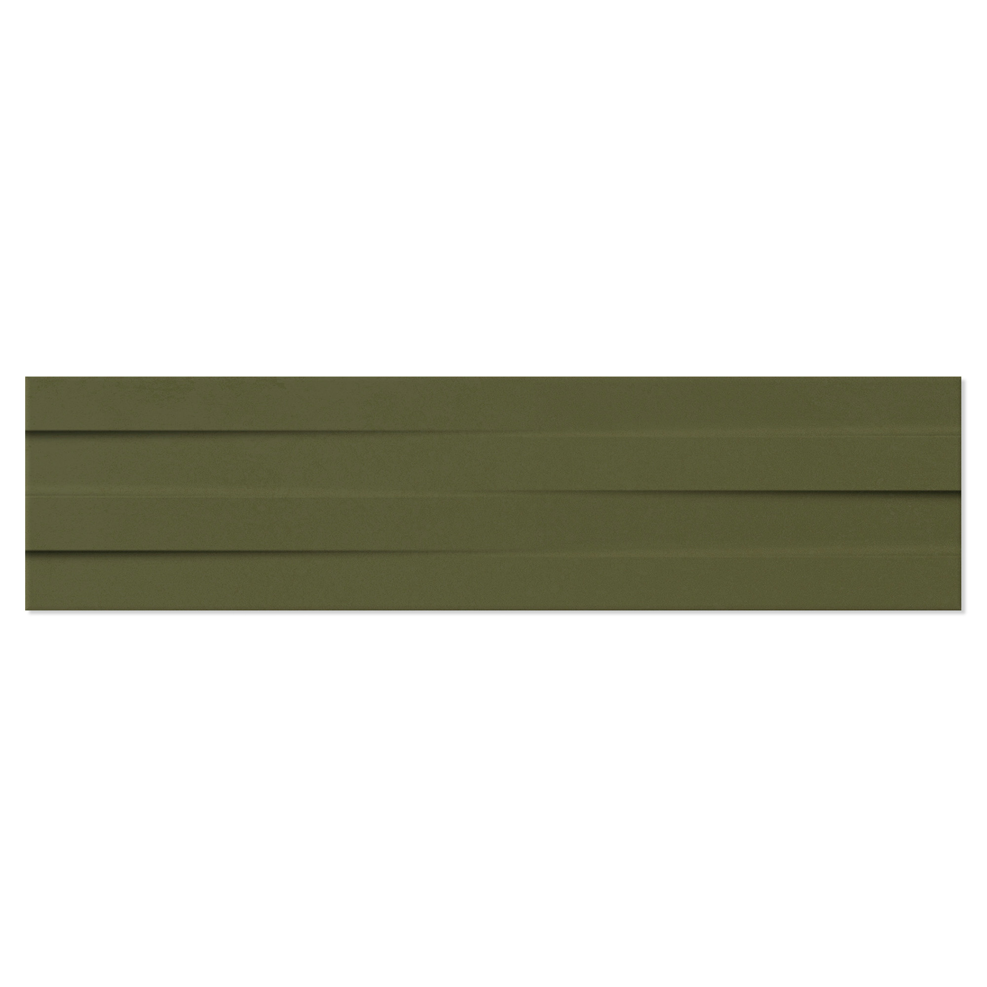 Kakel Ilara Olive-Relief Blank 8x30 cm