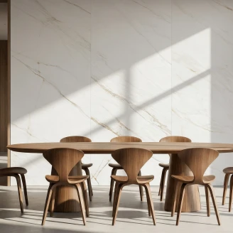 Marmor Klinker <strong>Orian</strong>  Vit Textured Matt 120x280 cm