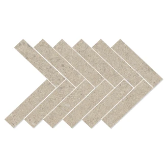 Mosaik Klinker <strong>Litha</strong>  Sand Halvpolerad 39x22 cm