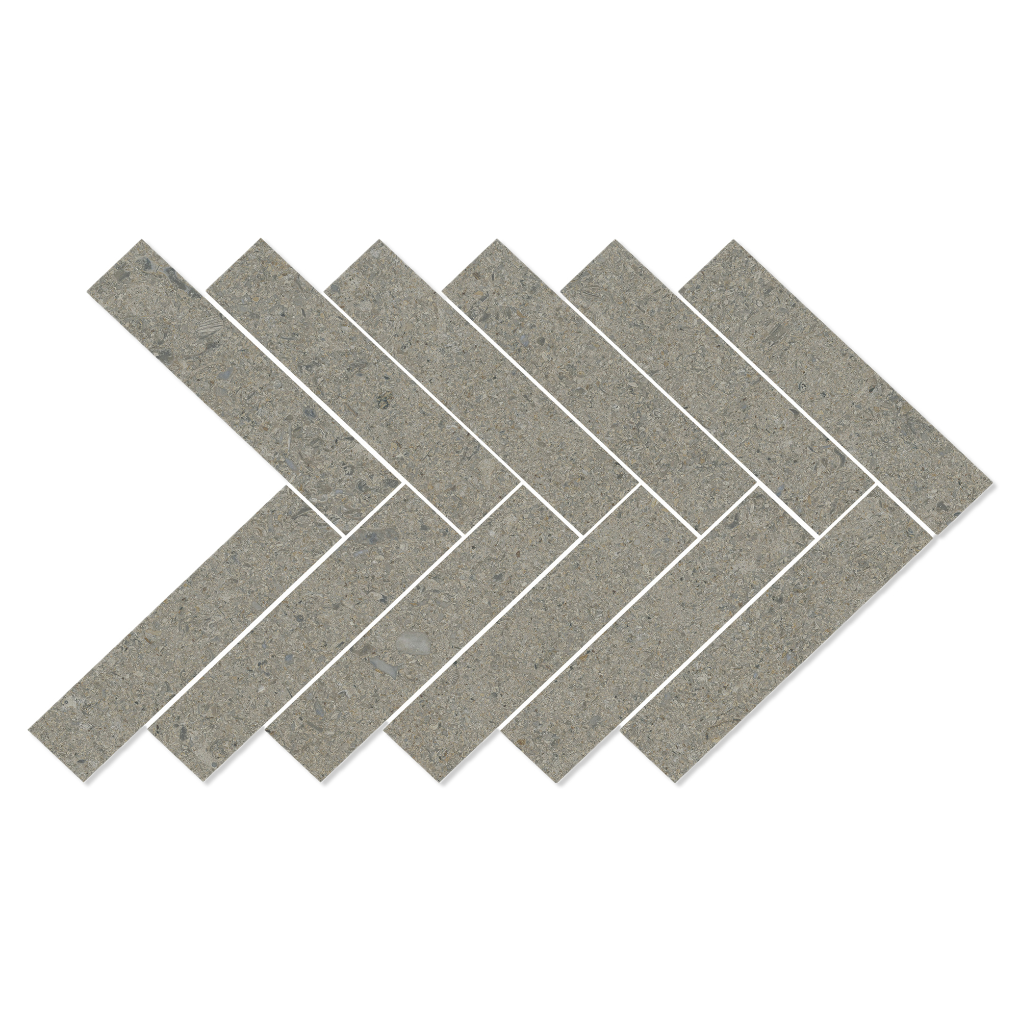 Mosaik Klinker Litha Gråbeige Halvpolerad 39x22 cm