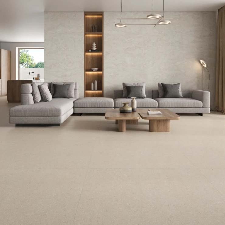 Klinker Litha Beige Brushed Matt 120x120 cm
