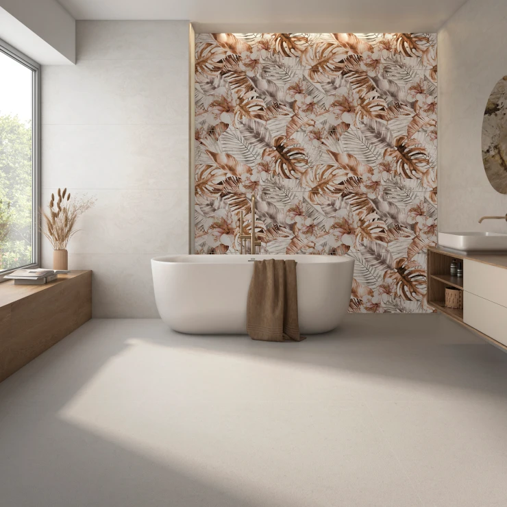 Marmor Klinker Elora Vit Matt 60x120 cm
