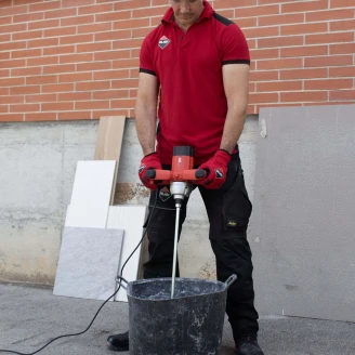 Elektrisk Blandare Rubi RUBIMIX-7 MINIMAX med 120 mm Blandarvisp för Murbruk och Kakelfix