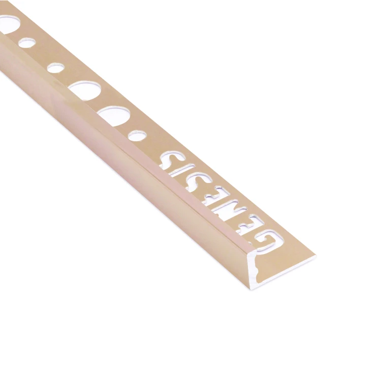 Kakellist Koppar Blank L-Profil, 12mm x 2.5m