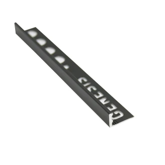 Kakellist Svart Matt <strong>L-Profil</strong> , 8mm x 2.5m