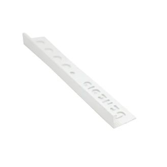 Kakellist Vit <strong>L-Profil</strong>  10mm x 2.5m