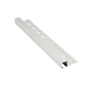 Kakellist i Blank Aluminium Fyrkantsprofil, 12mm x 2.5m
