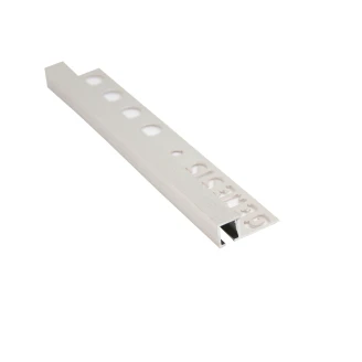 Kakellist i Borstad Aluminium Fyrkantsprofil, 10mm x 2.5m