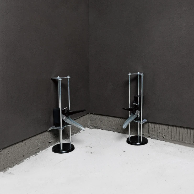 Sättstöd för Väggplattor 1-25 cm, 2 st
