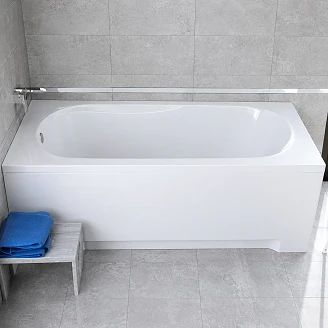 Badkar <strong>Limone</strong>  Vit Blank 180 cm (Utan Panel & Avlopp)