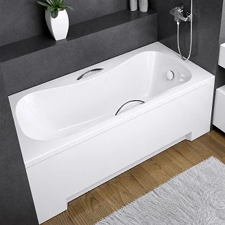 Badkar Mexico Plus Vit Blank 150 cm (Utan Panel & Avlopp)