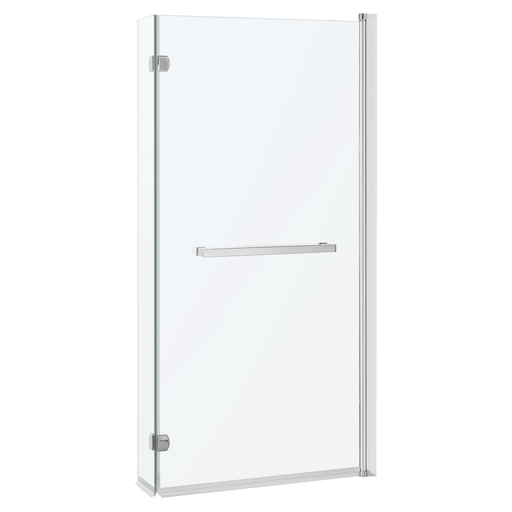 Badkarsvägg Gozo Krom Blank 80x150 cm
