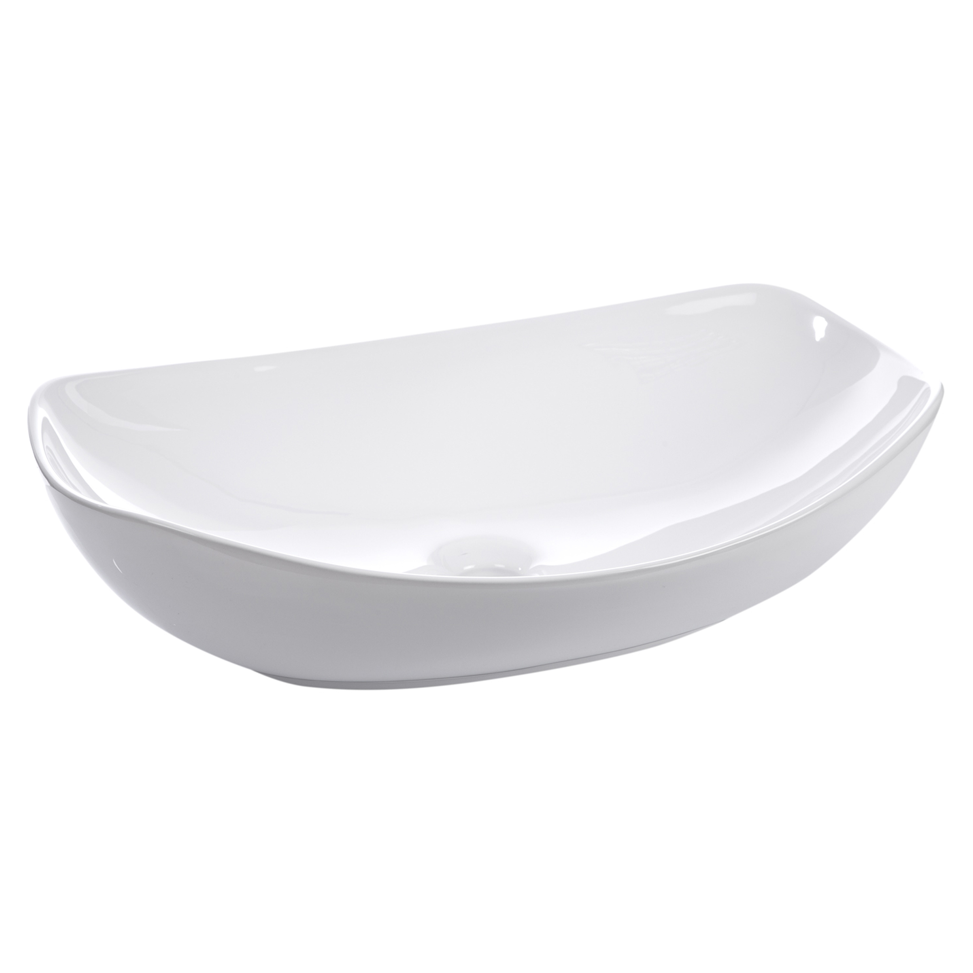 Tvättställ Delvio Vit Blank 57x40 cm