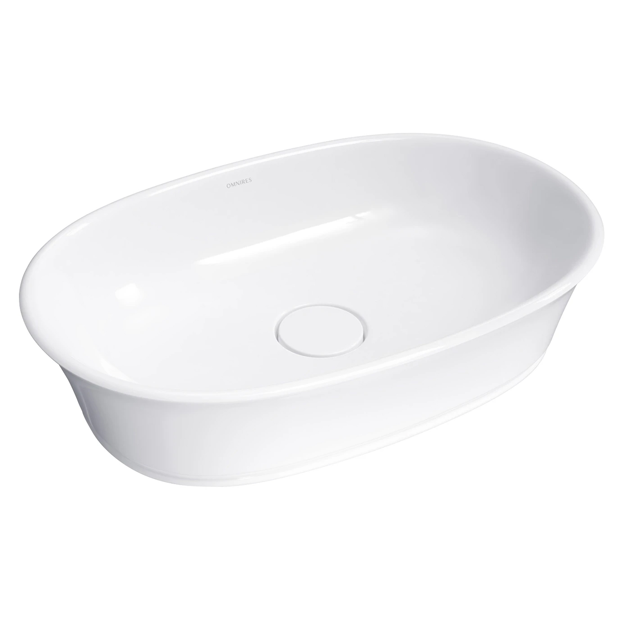 Omnires Tvättställ Classica M+ Vit Blank 61x40 cm