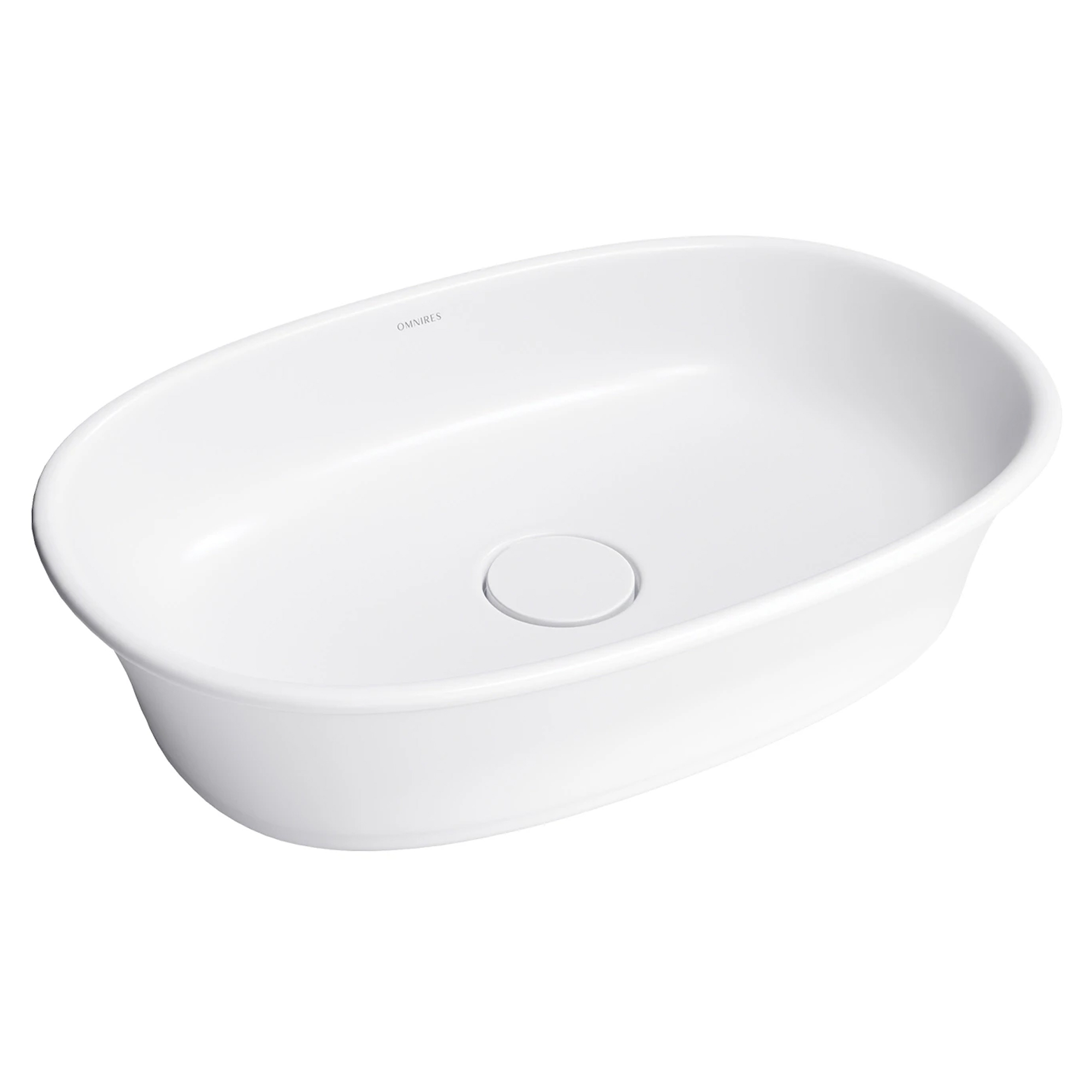 Omnires Tvättställ Classica M+ Vit Matt 61x40 cm