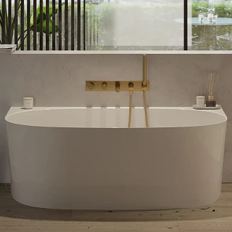 Omnires Badkar <strong>Valencia M+</strong>  Vit Blank 158x86 cm