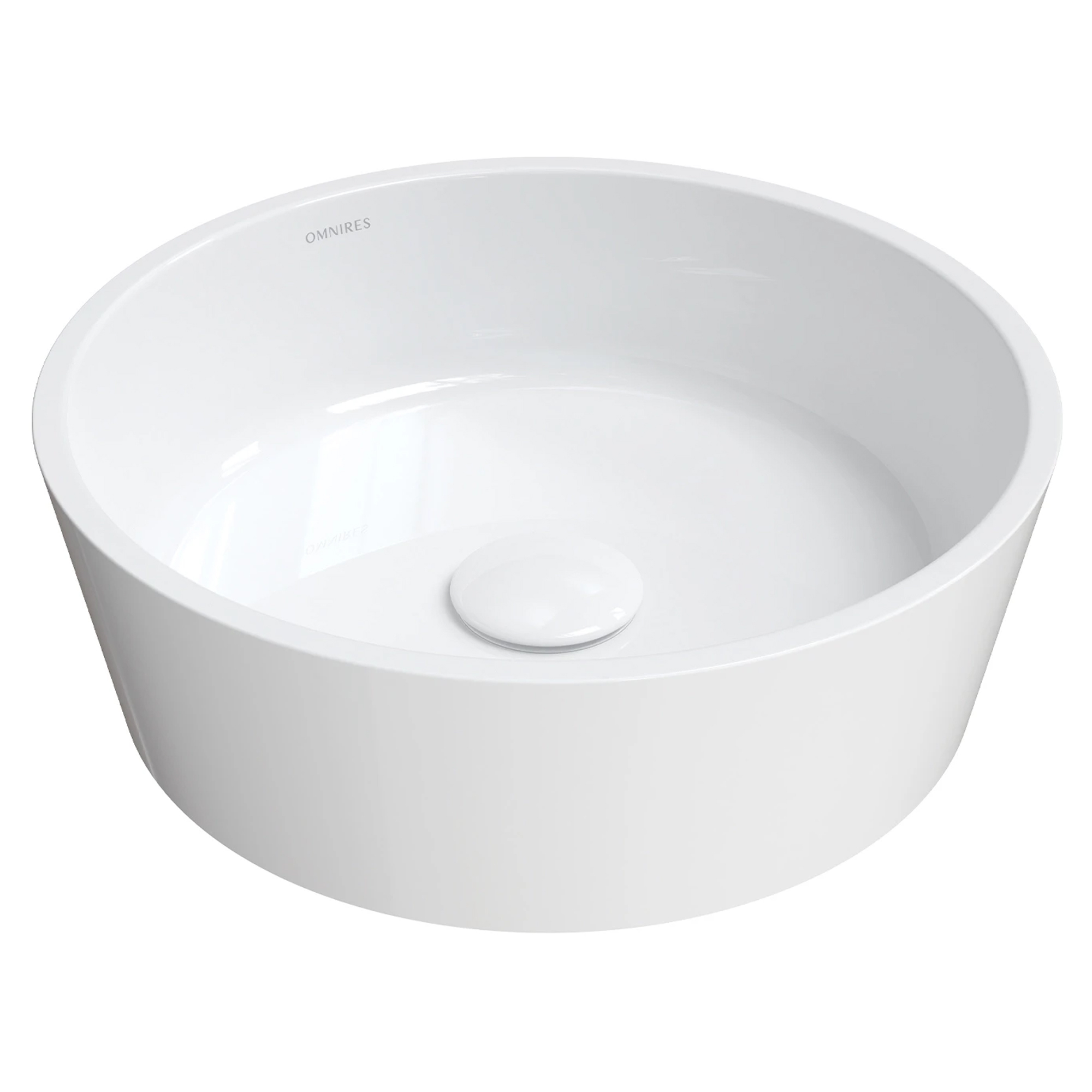 Omnires Tvättställ Bari M+ Vit Blank 38 cm