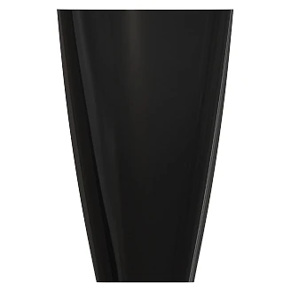 Omnires Golvstående Tvättställ <strong>Siena M+</strong> Vit-Svart Blank 55x43 cm med Kranhål