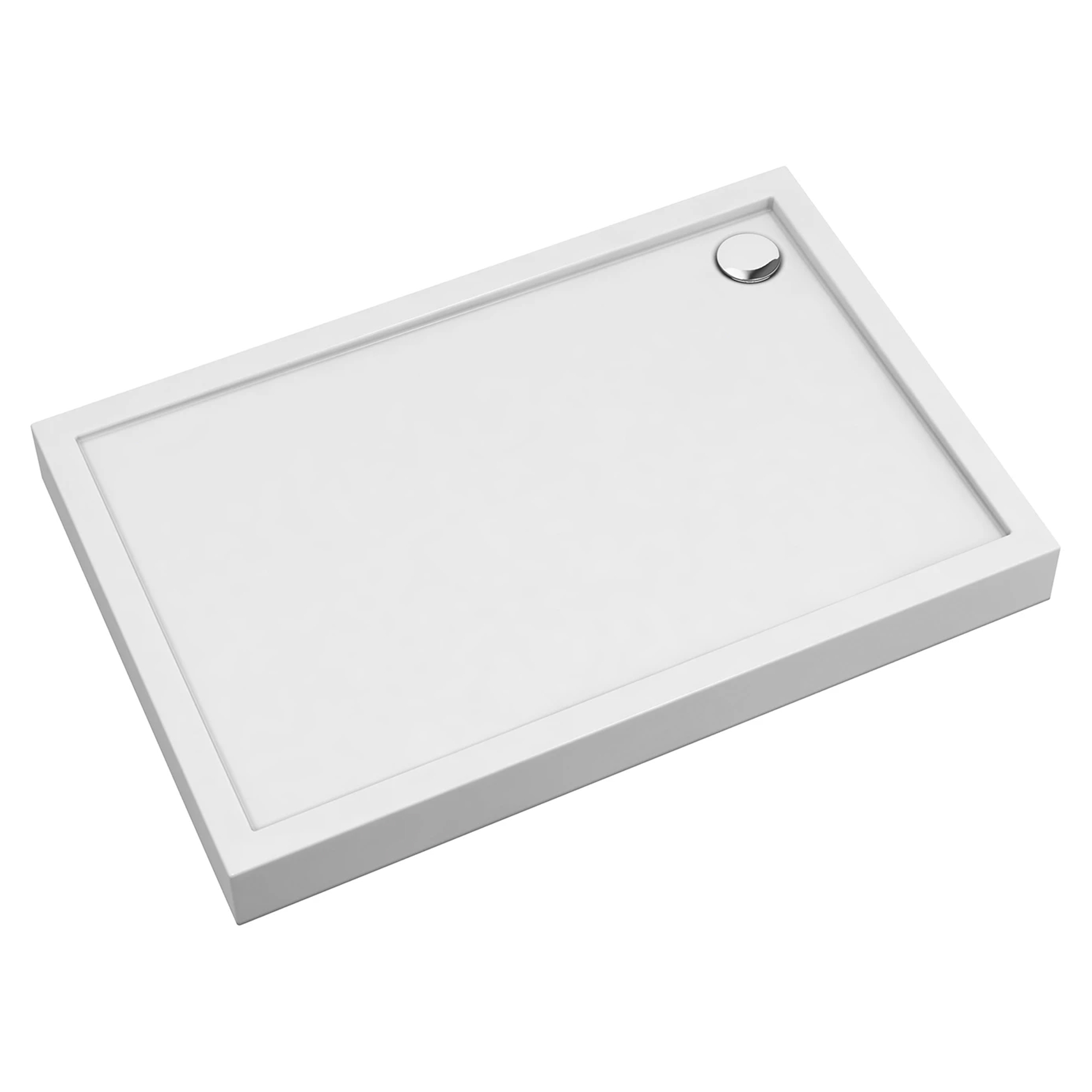 Omnires Duschkar Camden 90x140 cm Vit Blank