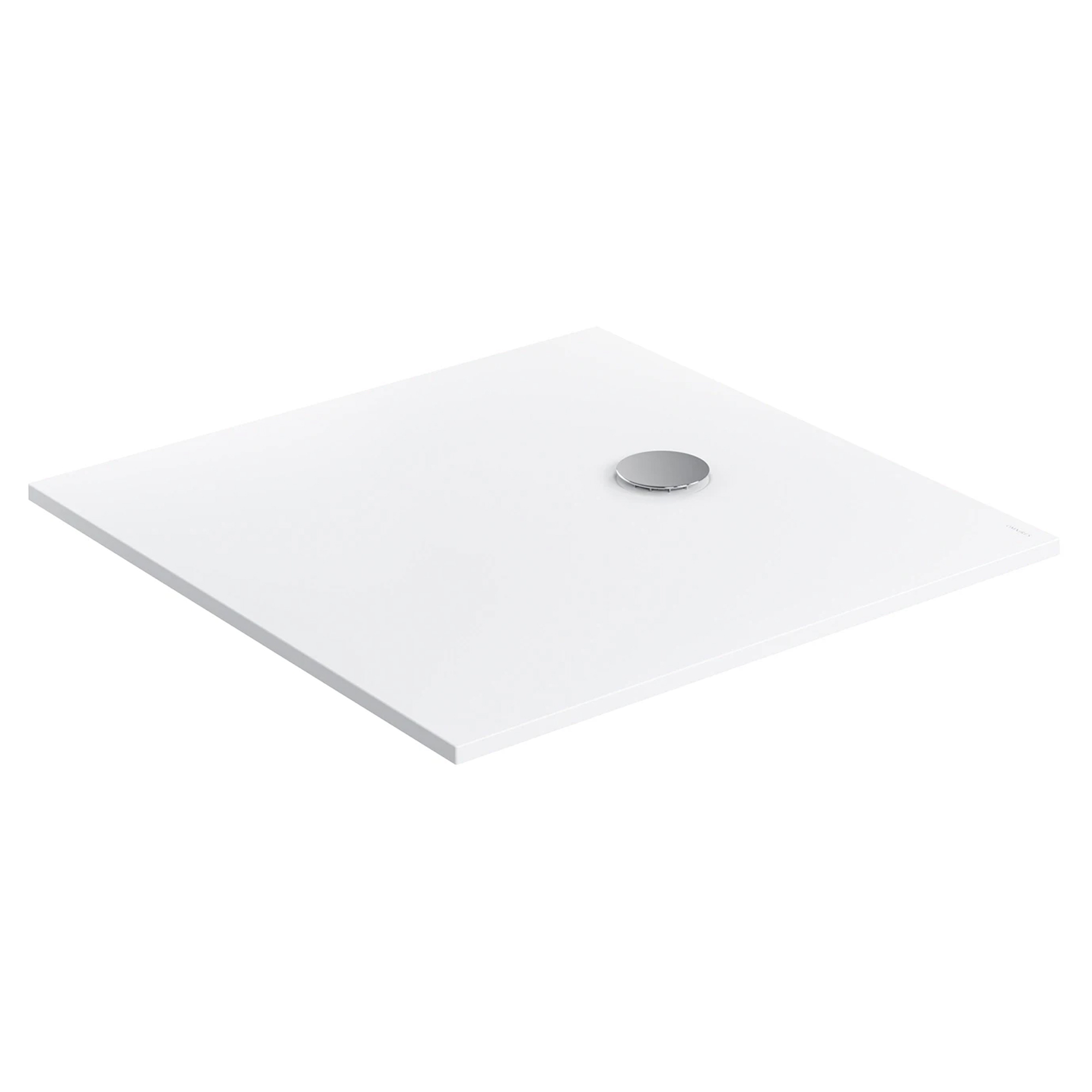 Omnires Halksäkert Kompositduschkar Aquapure M+ 90x90 cm Vit Matt