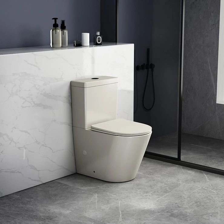 Toalett Flowe Beige Matt