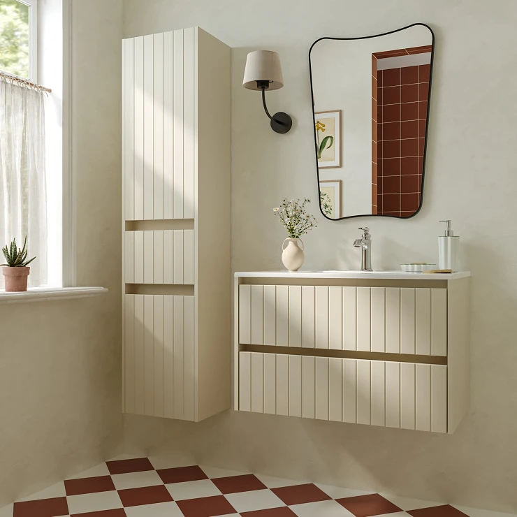 Högskåp Vireo Beige Matt
