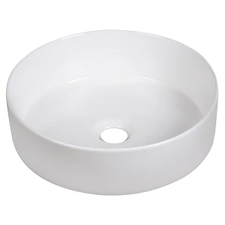 Tvättställ Rund <strong>Evoa</strong>  Vit Blank 36 cm