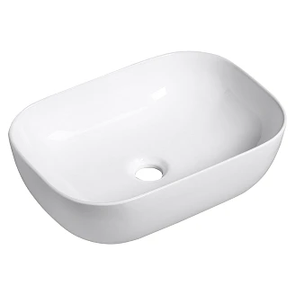 Tvättställ Rektangulär <strong>Evoa</strong>  Vit Blank 46x33 cm