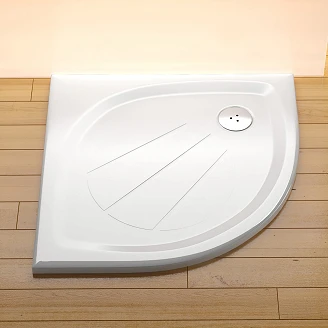 Ravak Duschkar <strong>Elipso Pro</strong>  100x100 Rund Vit Blank