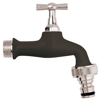 Tappkran Utomhus <strong>Mintre</strong>  Metallsvart 2.1 cm