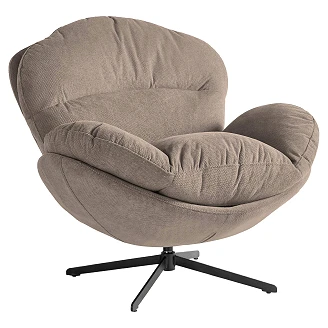 Loungefåtölj <strong>Svelia</strong>  Brun