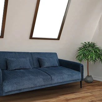 Soffa <strong>Rynza</strong>  Marinblå 208x82x84 cm