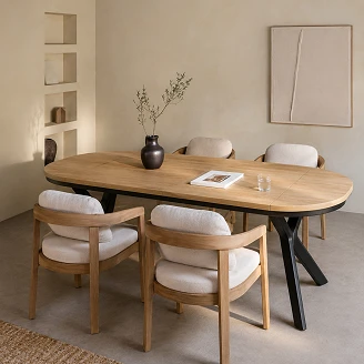 Matbord <strong>Grenlo</strong>  Gyllene Ek 100x200x75 cm