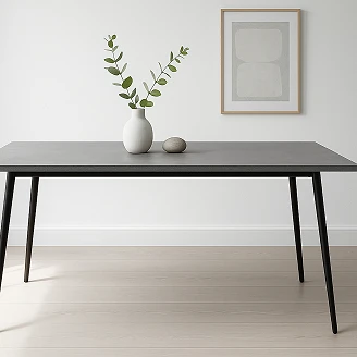 Matbord <strong>Kronva</strong>  Betonggrå 80x140x75 cm