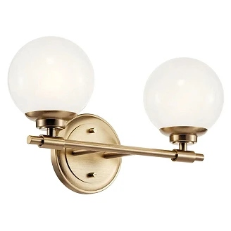 Kichler Vägglampa <strong>Benno</strong>  Vit, Guld