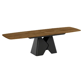 Matbord Utdragbart <strong>Roven</strong>  Mörk Lefkas-Ek 180/270 cm