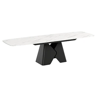 Matbord Utdragbart <strong>Roven</strong>  Bianco Marmor 180/270 cm