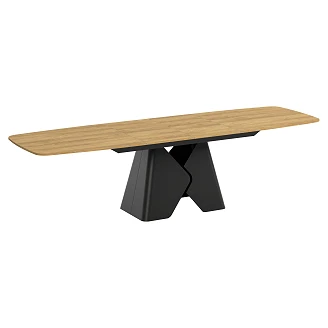 Matbord Utdragbart <strong>Roven</strong>  Naturlig Hikora-Ek 200/290 cm