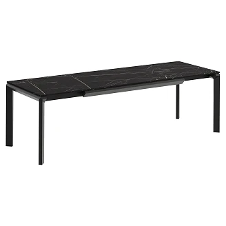 Matbord Utdragbart <strong>Alnair</strong>  Svart Grigia Pietra 180/270 cm