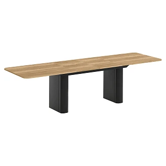 Matbord Utdragbart <strong>Valen</strong>  Naturlig Halifax-Ek 180/276 cm