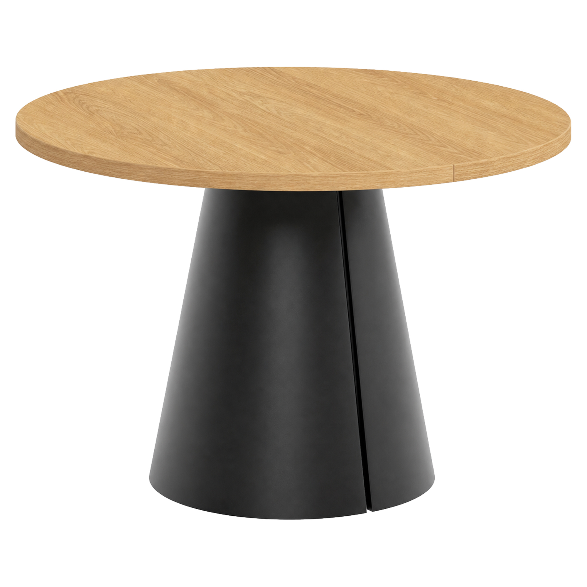Matbord Utdragbart Acrux Naturlig Hikora-Ek Ø120/196 cm