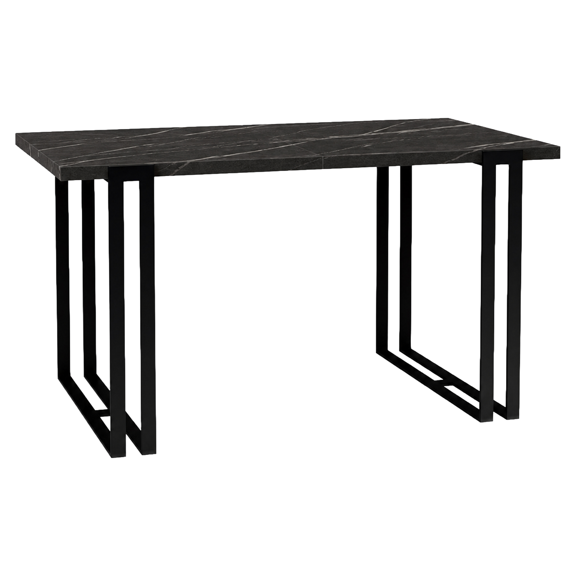 Matbord Utdragbart Atlasa Svart Grigia Pietra 120/220 cm