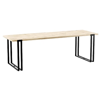 Matbord Utdragbart <strong>Atlasa</strong>  Guld Craft-Ek 160/260 cm