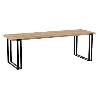 Matbord Utdragbart <strong>Atlasa</strong>  Naturlig Halifax-Ek 160/260 cm