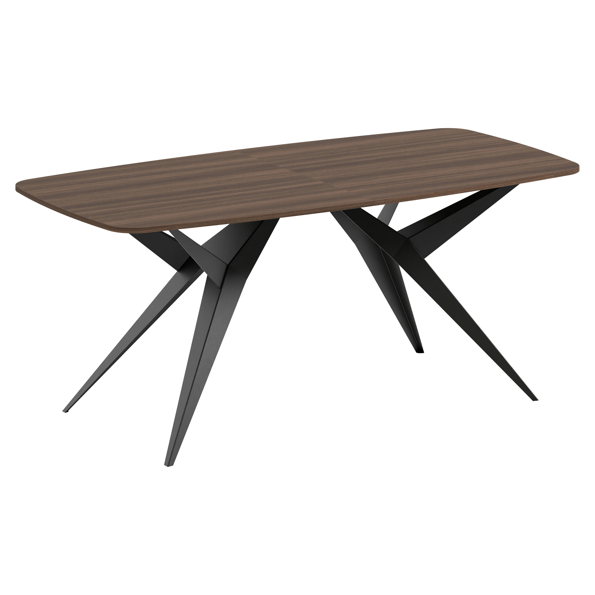 Matbord Utdragbart Hollow Franklin Tobaksvalnöt 180/256 cm