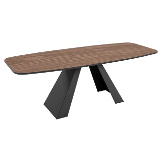 Matbord Utdragbart <strong>Ligna</strong>  Italiensk Valnöt 160/198 cm